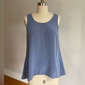 Everlane | Slate Blue-Gray 100% Silk Tank | Sz S/M (see description)